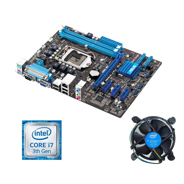 KIT Placa de baza ASUS P8H61-M Socket 1155 + Procesor Intel i7-3770 8M Cache + Cooler